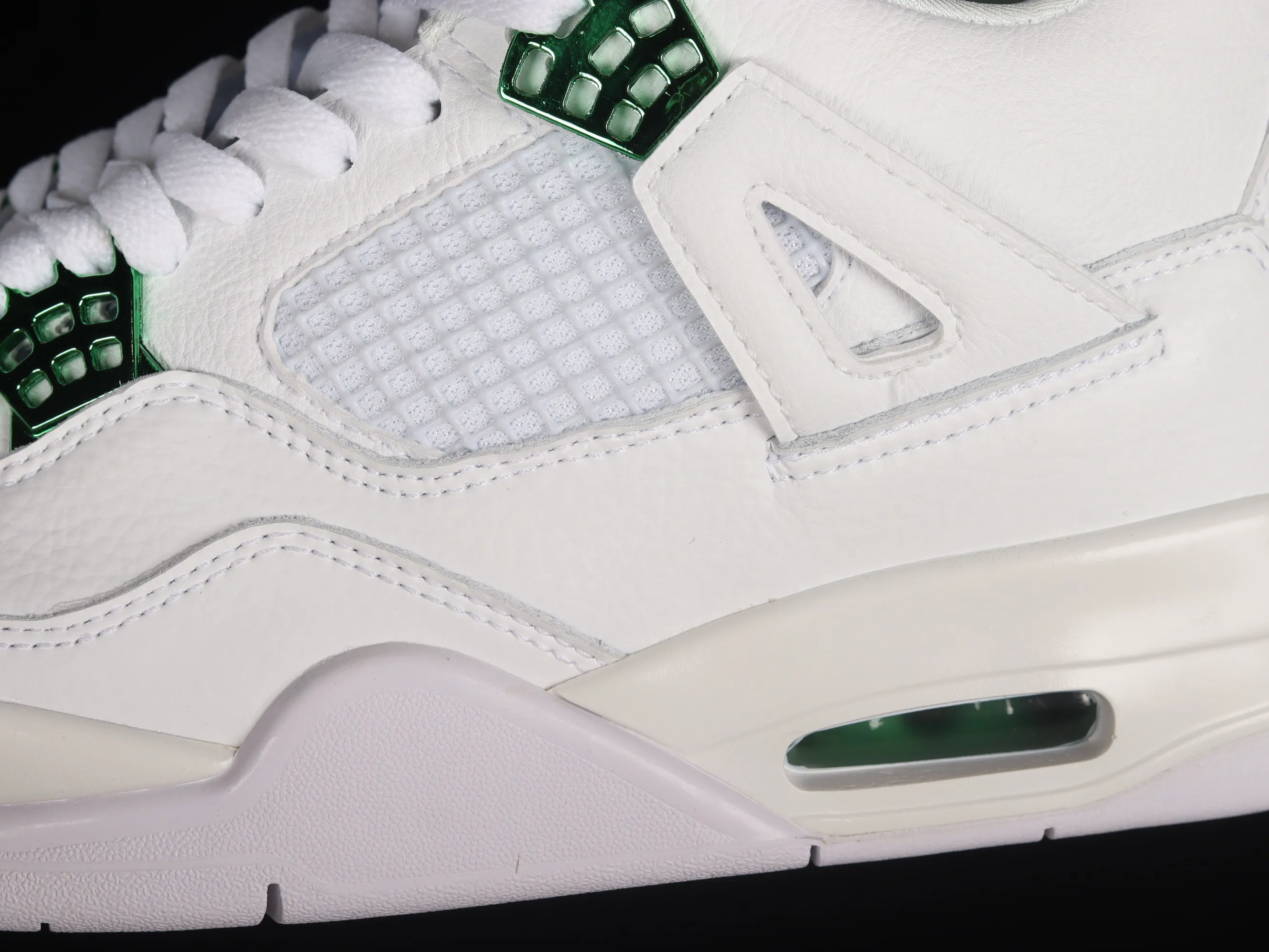 All Categories Air Jordan Jordan Series Basketball Shoes Air Jordan 4 Air Jordan 4 "Pine Green" AJ4 Joe 4 White Green First Layer Authentic Standard CT8527-113